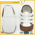 New arrival high quality very soft baby handmade baby leather sandals wholesale
